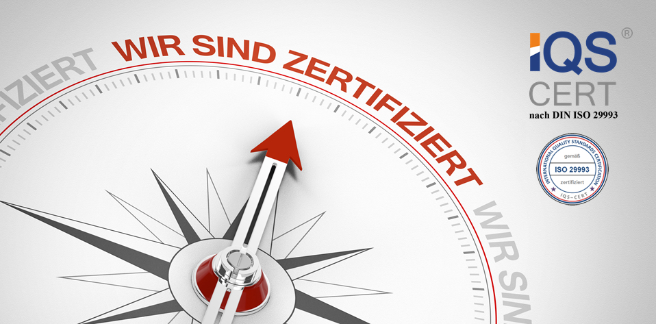 Wir sind zertifiziert